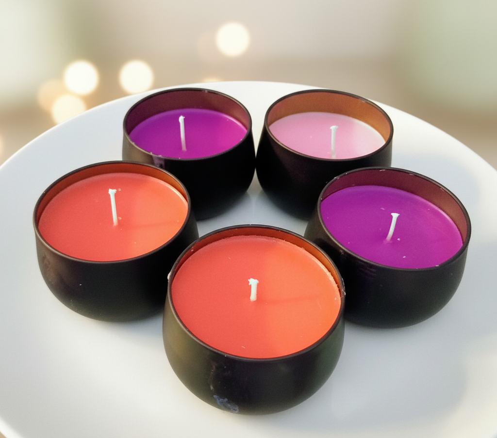 Scented Candles in Black Tin