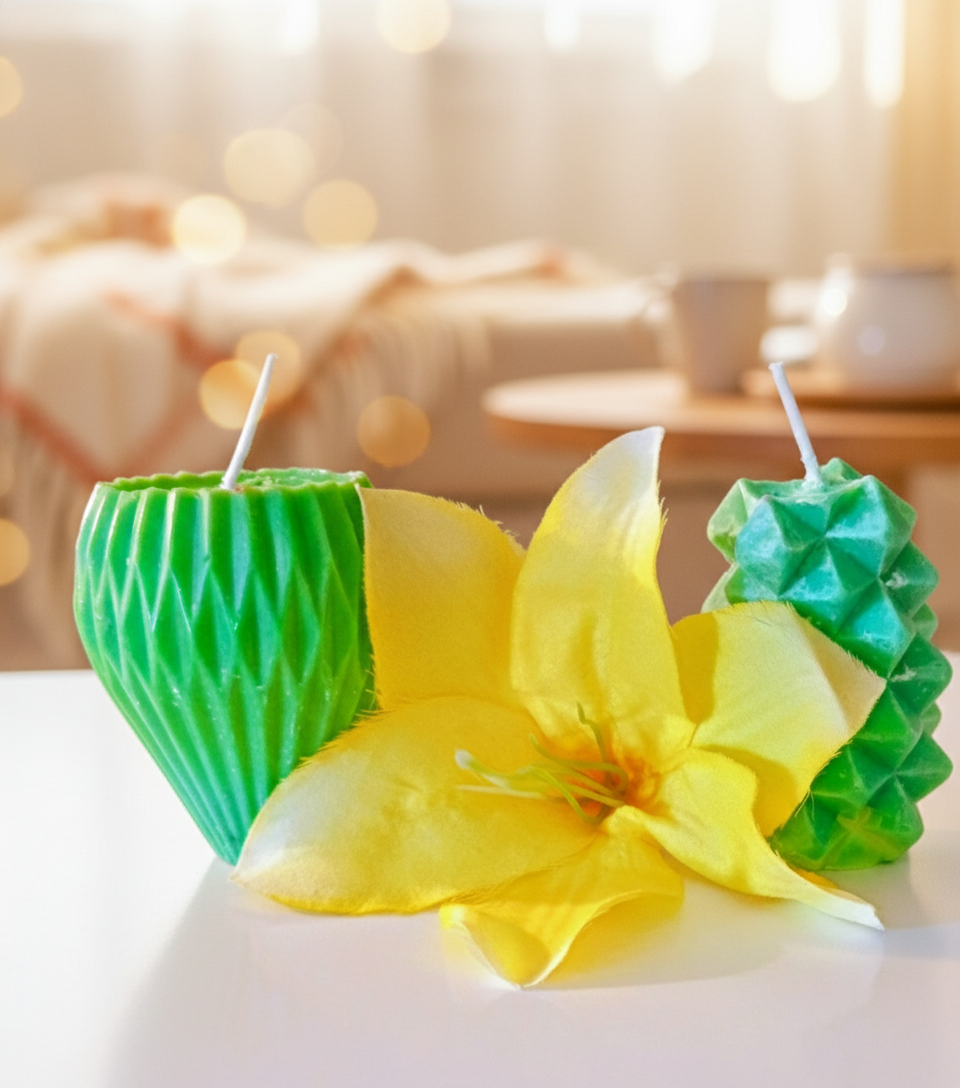 Geometric Shaped Candles