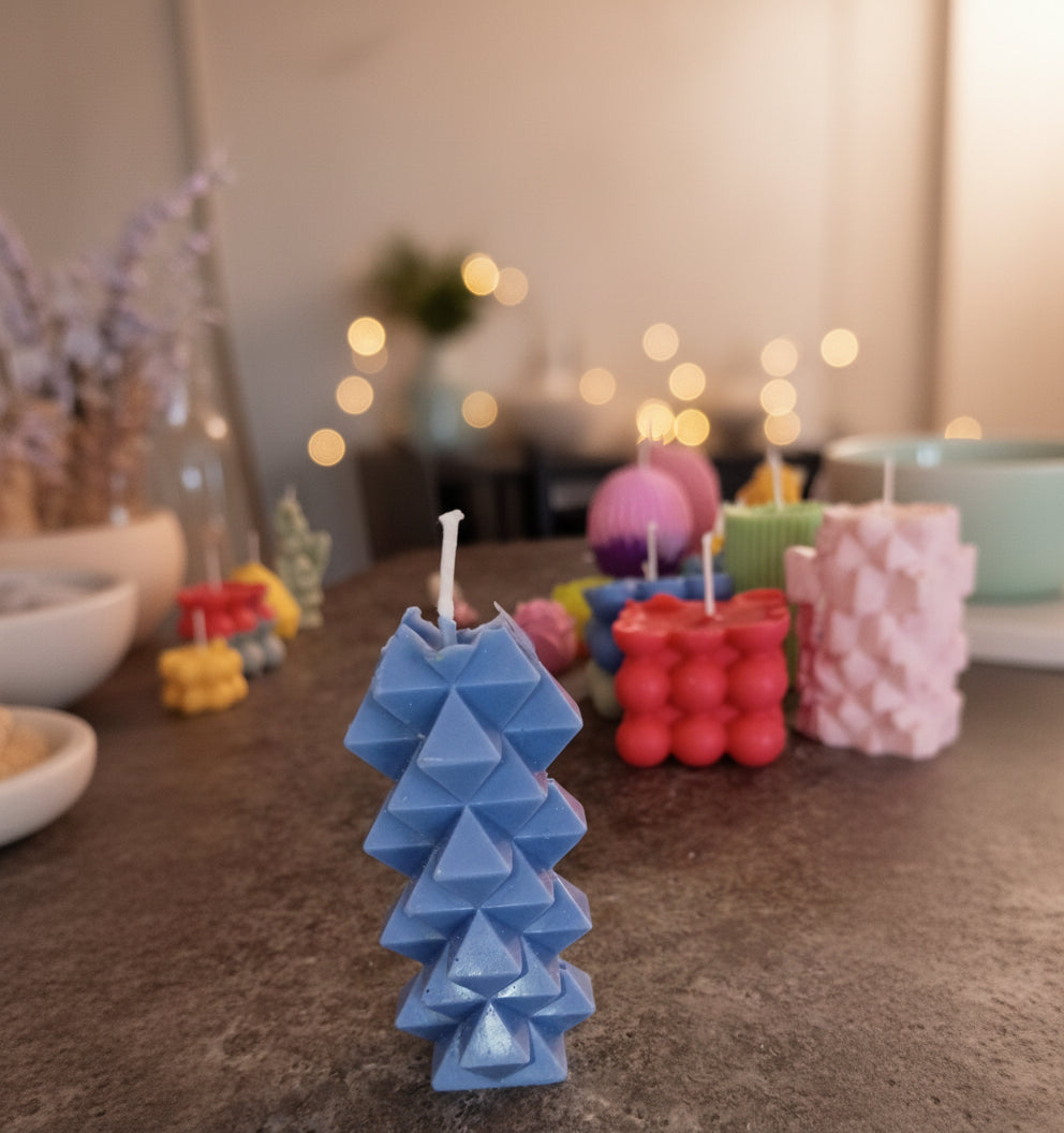 Geometric Shaped Candles